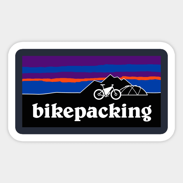 bikepacking Sticker by reigedesign